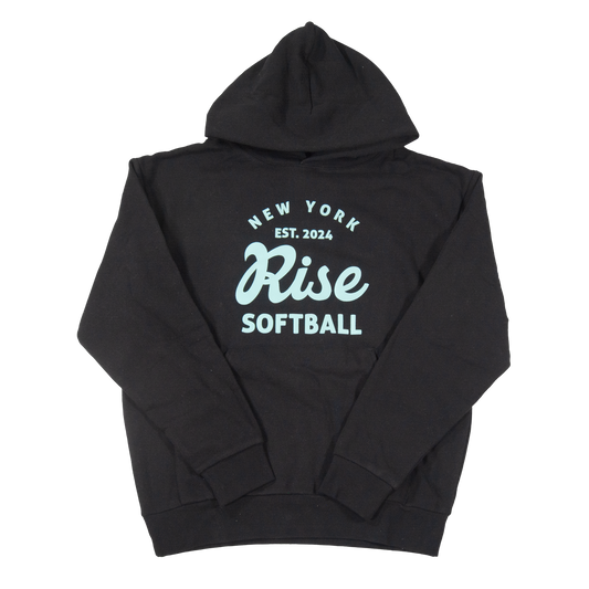 Rise - Script Logo Black Hoodie