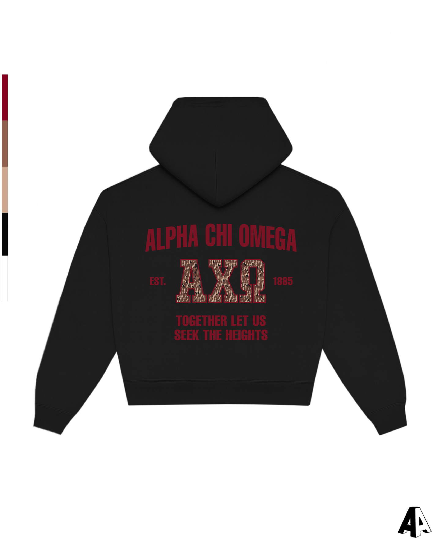 Cheetah Black Hoodie