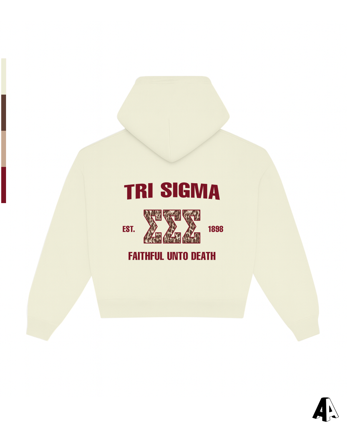 Cheetah Ivory Hoodie