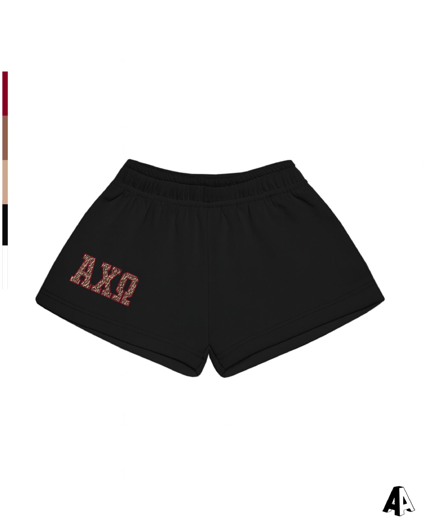 Cheetah Black Shorts