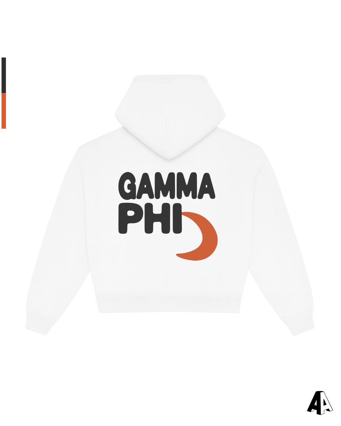 Free Spirit White Hoodie - Gamma Phi Beta - back
