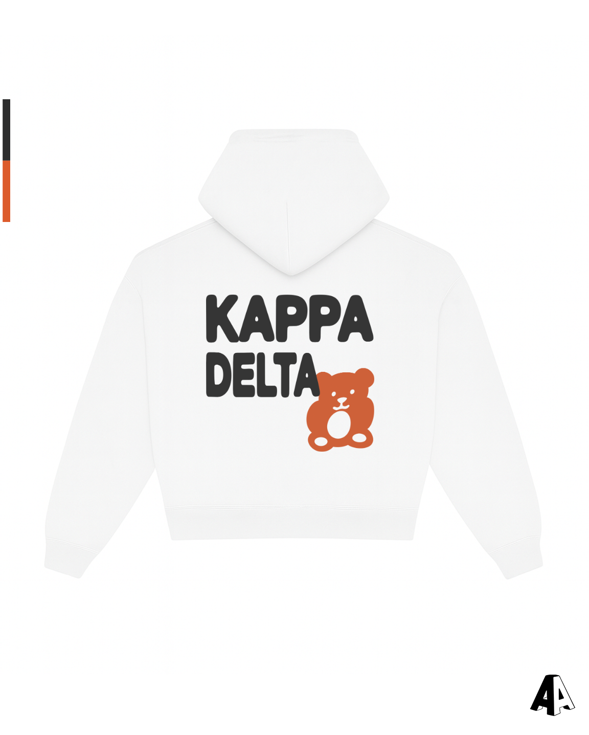 Free Spirit White Hoodie - Kappa Delta - back