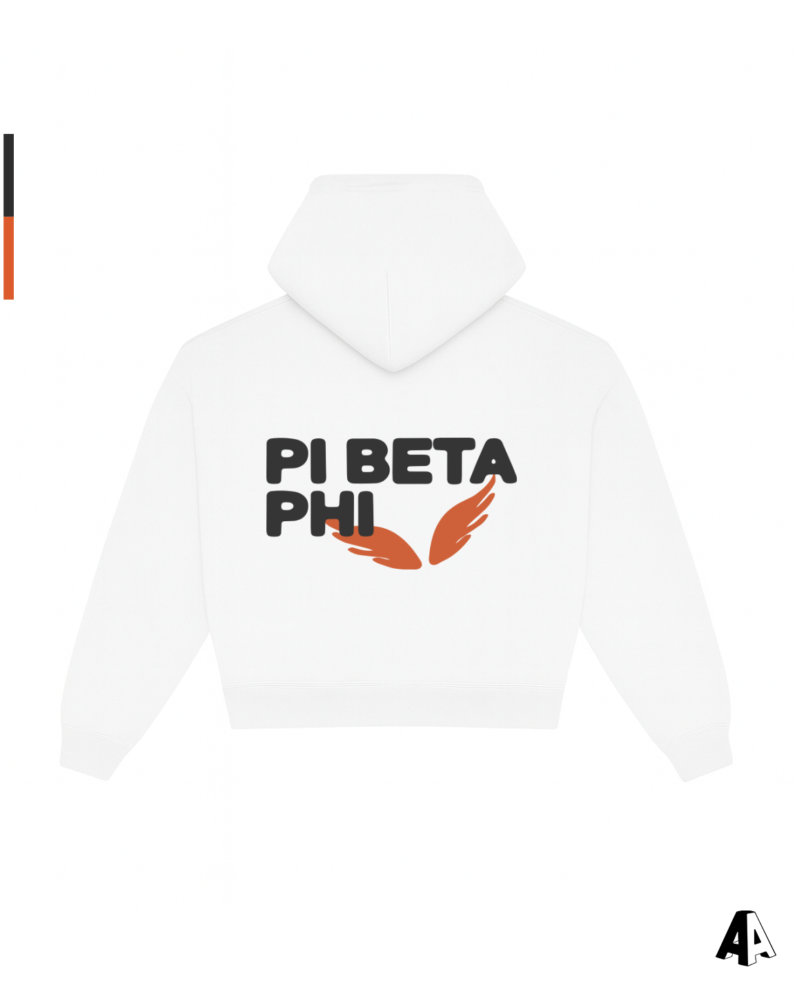 Free Spirit White Hoodie - Pi Beta Phi - back