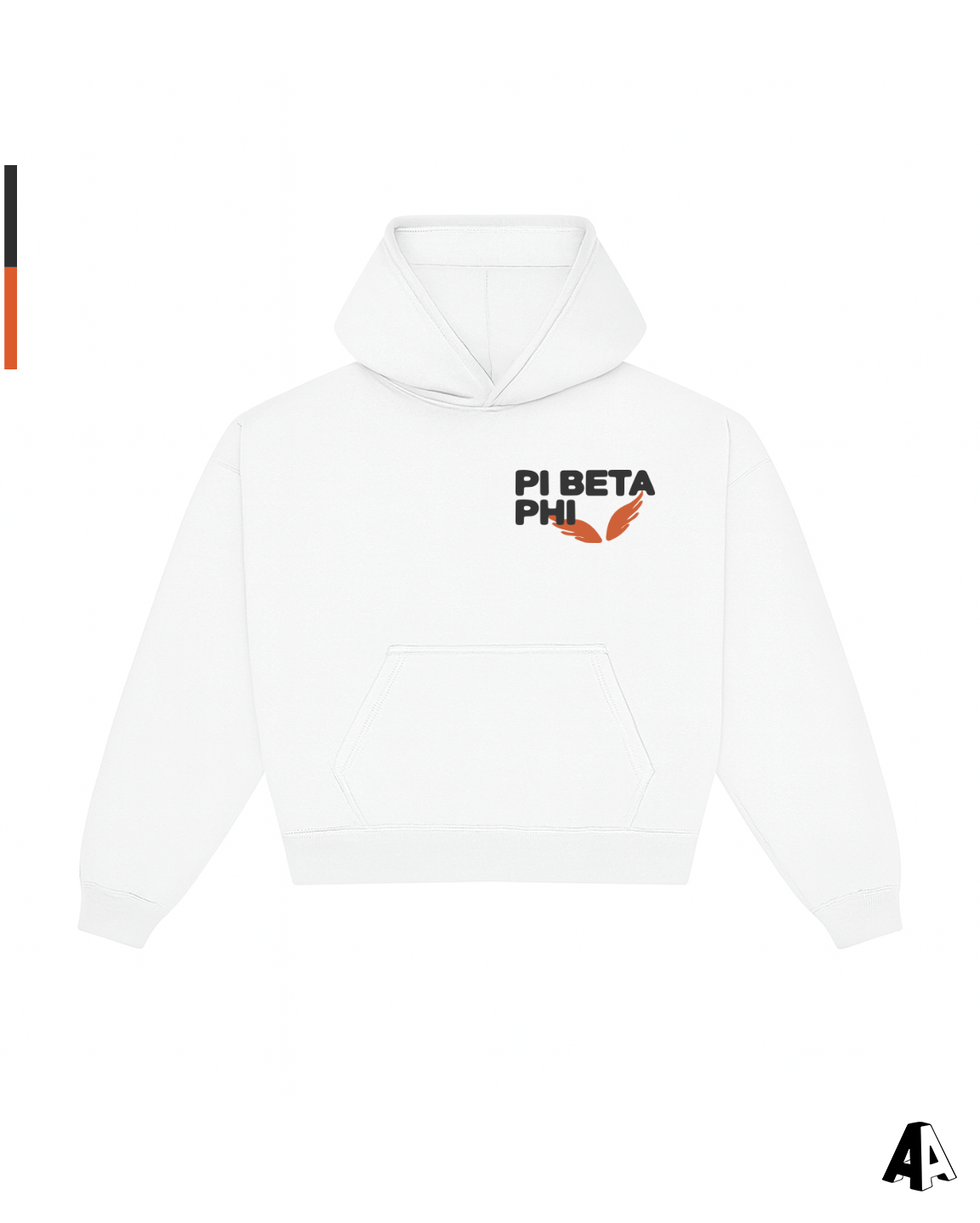 Free Spirit White Hoodie - Pi Beta Phi - front