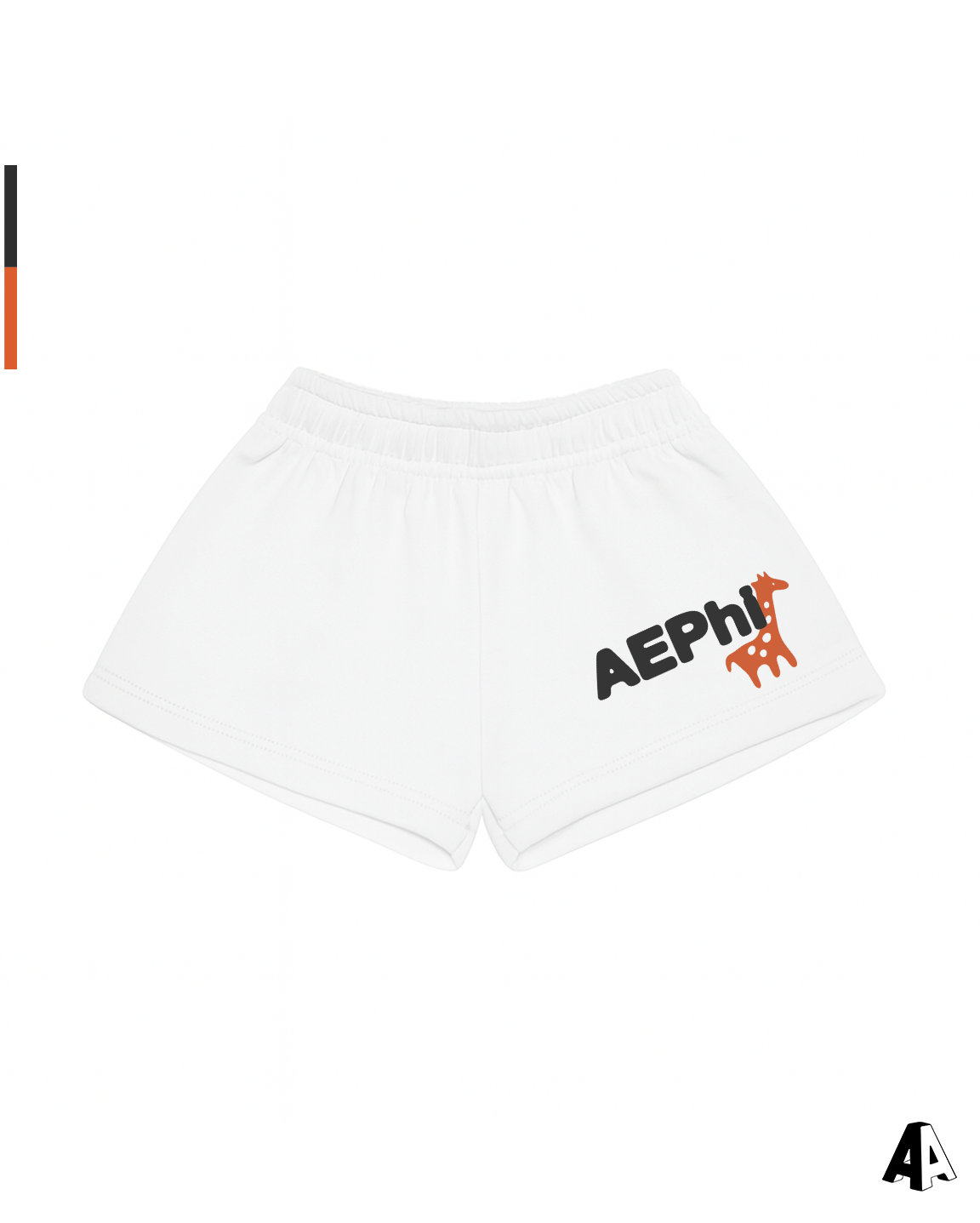 Free Spirit White Shorts - Alpha Epsilon Phi - front