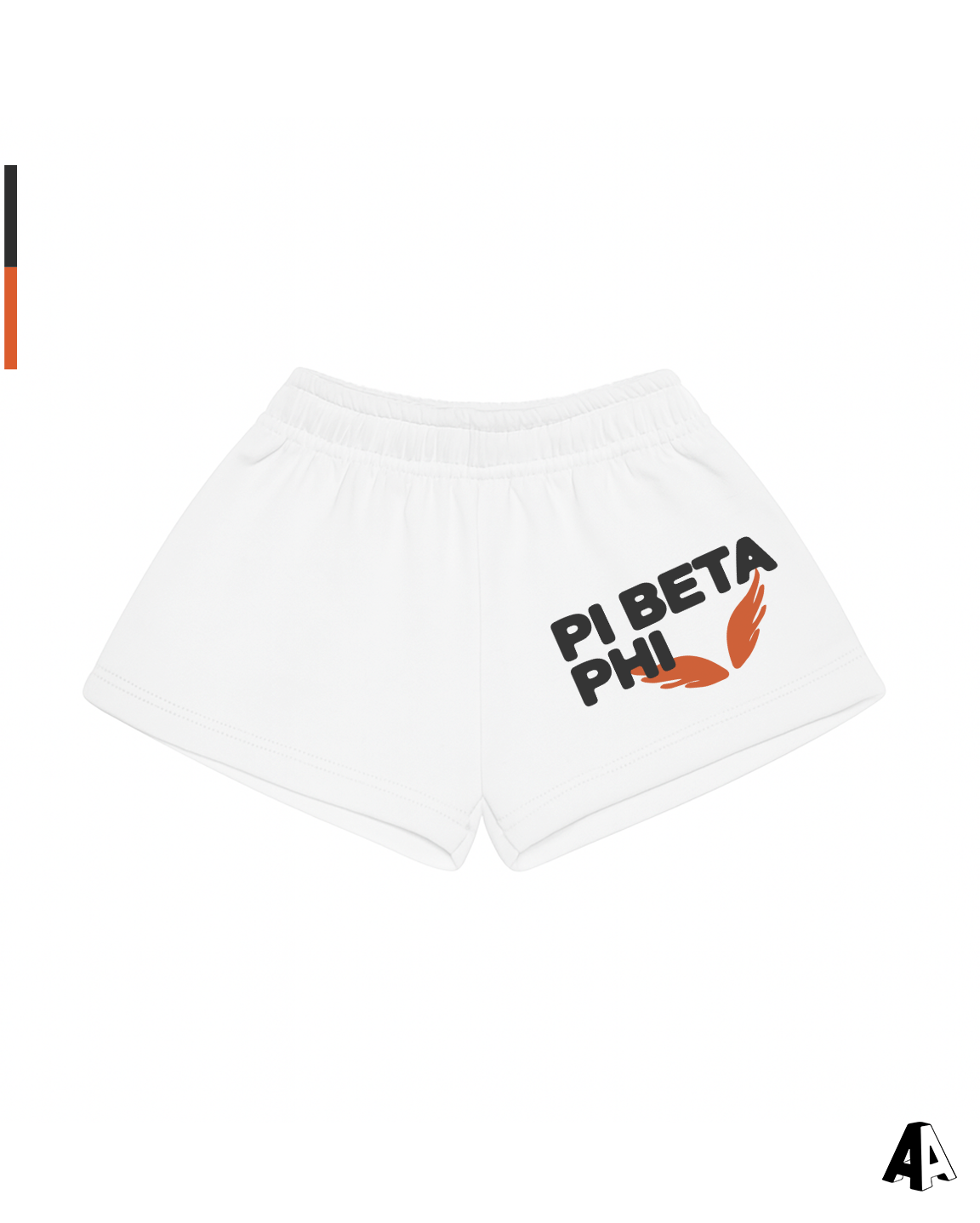 Free Spirit White Shorts - Pi Beta Phi - front
